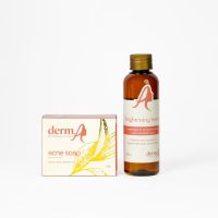 DERM.A Brightening Bundle - Acne Soap & Brightening Toner (Medical Grade Skincare)